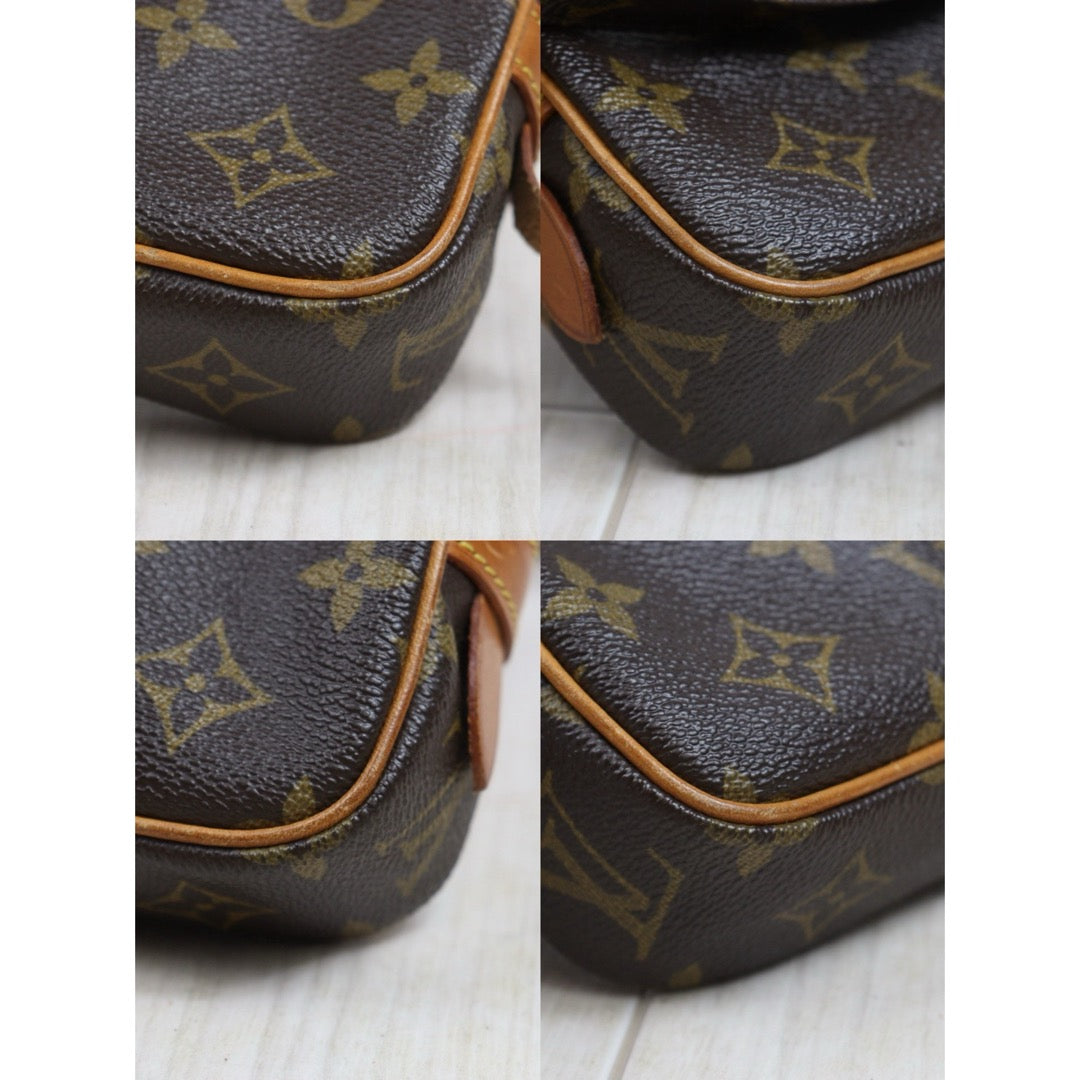 Include Entrupy Certificate of Authenticity｜Good ( Rank AB)｜Louis Vuitton Monogram Pochette Marly Bandouliere ShoulderBag ｜26080701