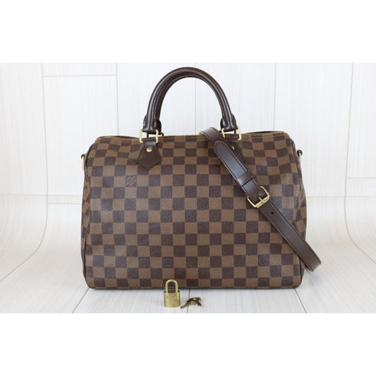 Good ( Rank AB)｜ LV Damier Speedy 30 Hand Bag With Shoulder Strap｜X26011111