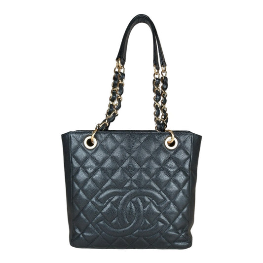 Very Good ( Rank A)｜ CHANEL Matrasse PST Chain Tote Bag Caviar Skin Black  Made In 2012 Year｜S24071601