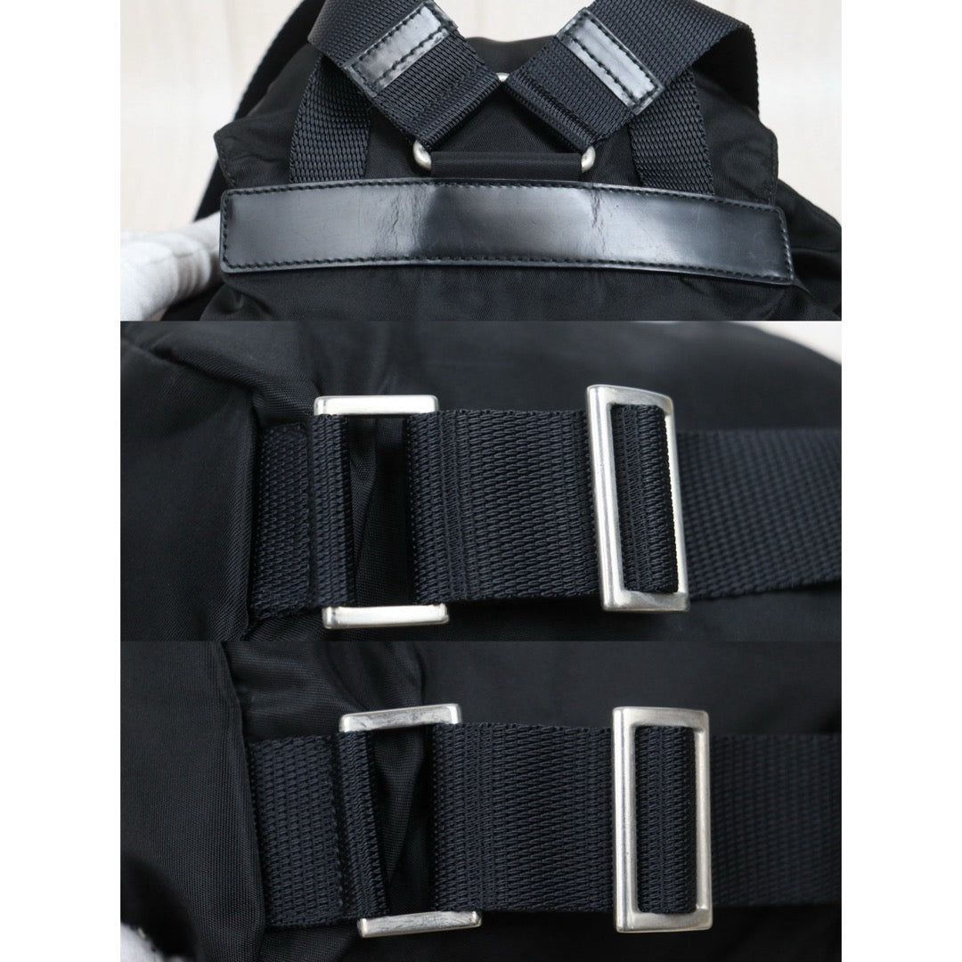 Include Entrupy Certificate of Authenticity｜Good ( Rank AB)｜Prada Nylon Backpack Small  Black｜26042105