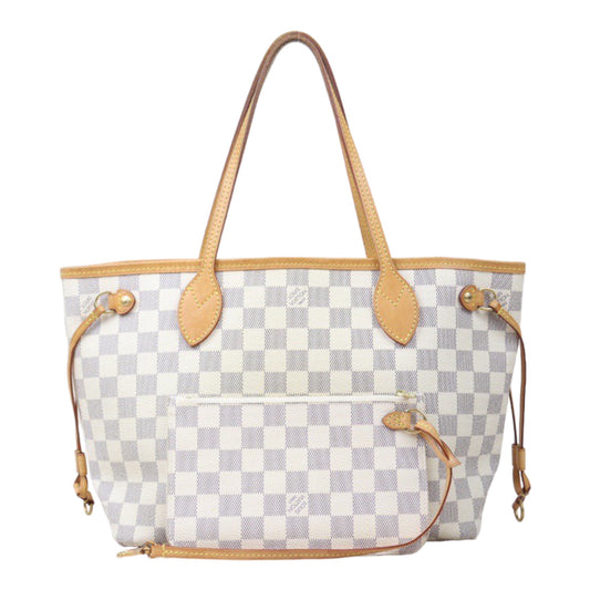 Rank AB ｜LV Damier Azur nevefull PM Shoulder Bag  With Pouch｜P24071107