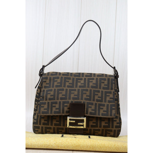 Very Good ( Rank A) ｜ FENDI Zucca Mamma Baguette Shoulder Bag ｜V24111411