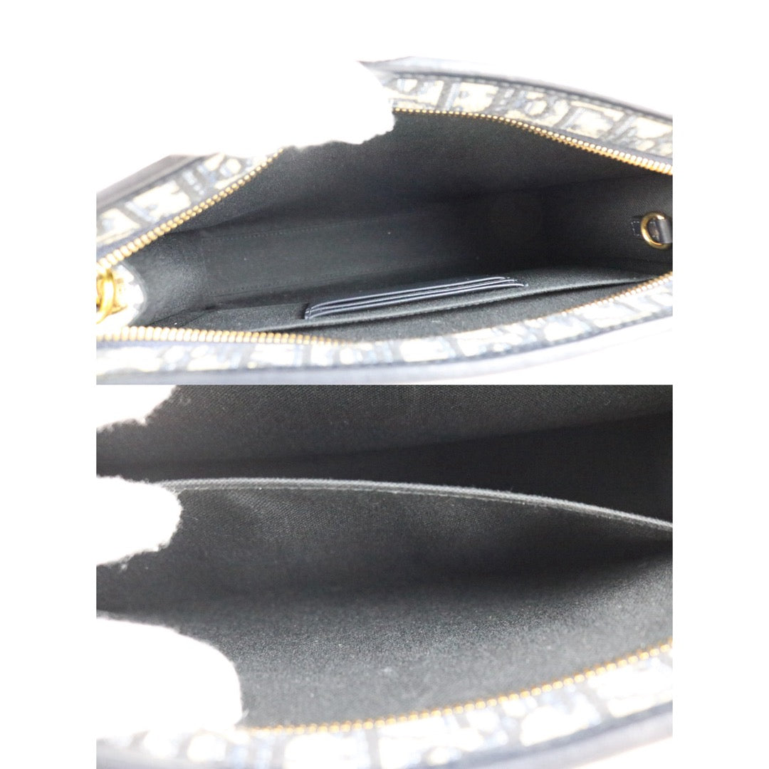 Include Entrupy Certificate of Authenticity｜Very Good ( Rank A)｜Full Set Dior 25 Montaigne Oblique Pouch Handbag｜S26050602