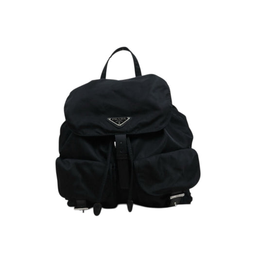 Include Entrupy Certificate of Authenticity｜Very Good ( Rank A) ｜ PRADA Nylon Backpack Medium Black｜26032302