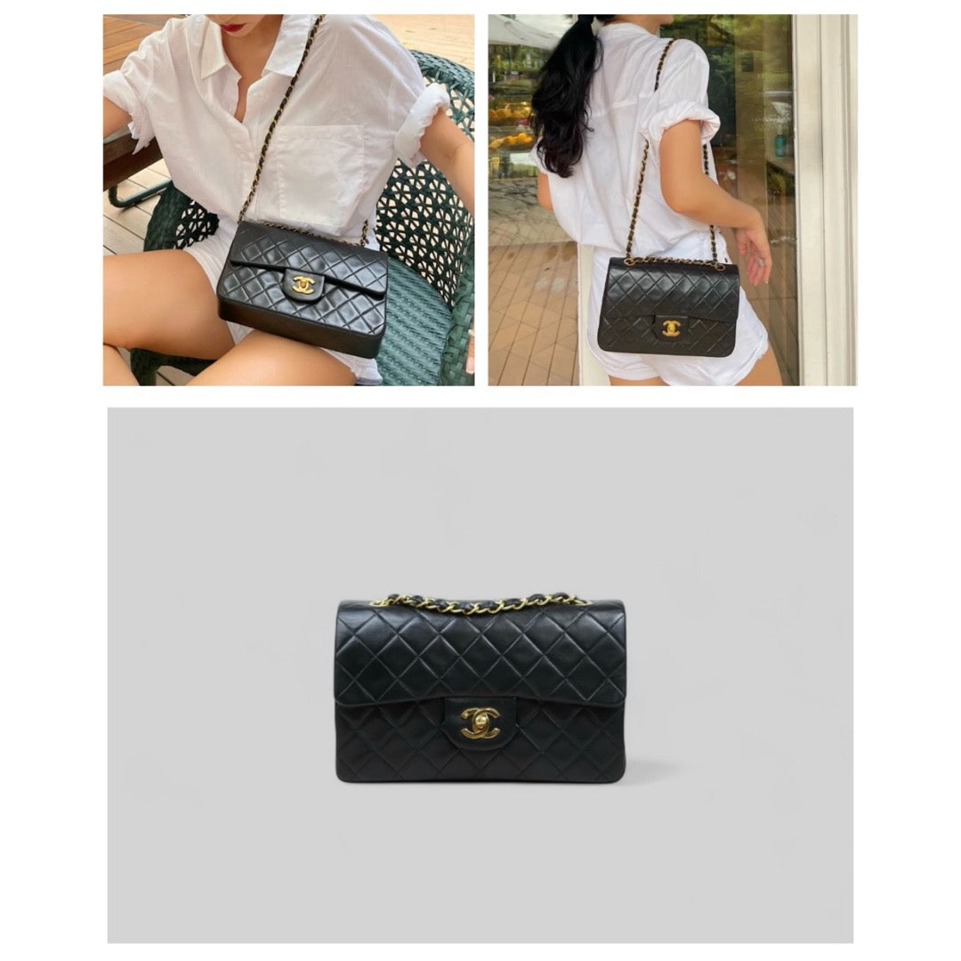 Good ( Rank AB)｜ CHANEL Matrasse Double Flap 23 Shoulder Bag Small Made In 1996～1997 Year｜25051328
