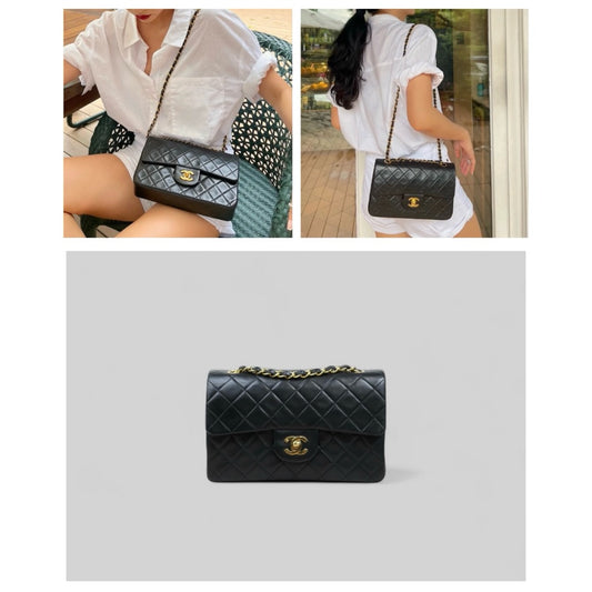 Good ( Rank AB)｜ CHANEL Matrasse Double Flap 23 Shoulder Bag Small Made In 1996～1997 Year｜25051328