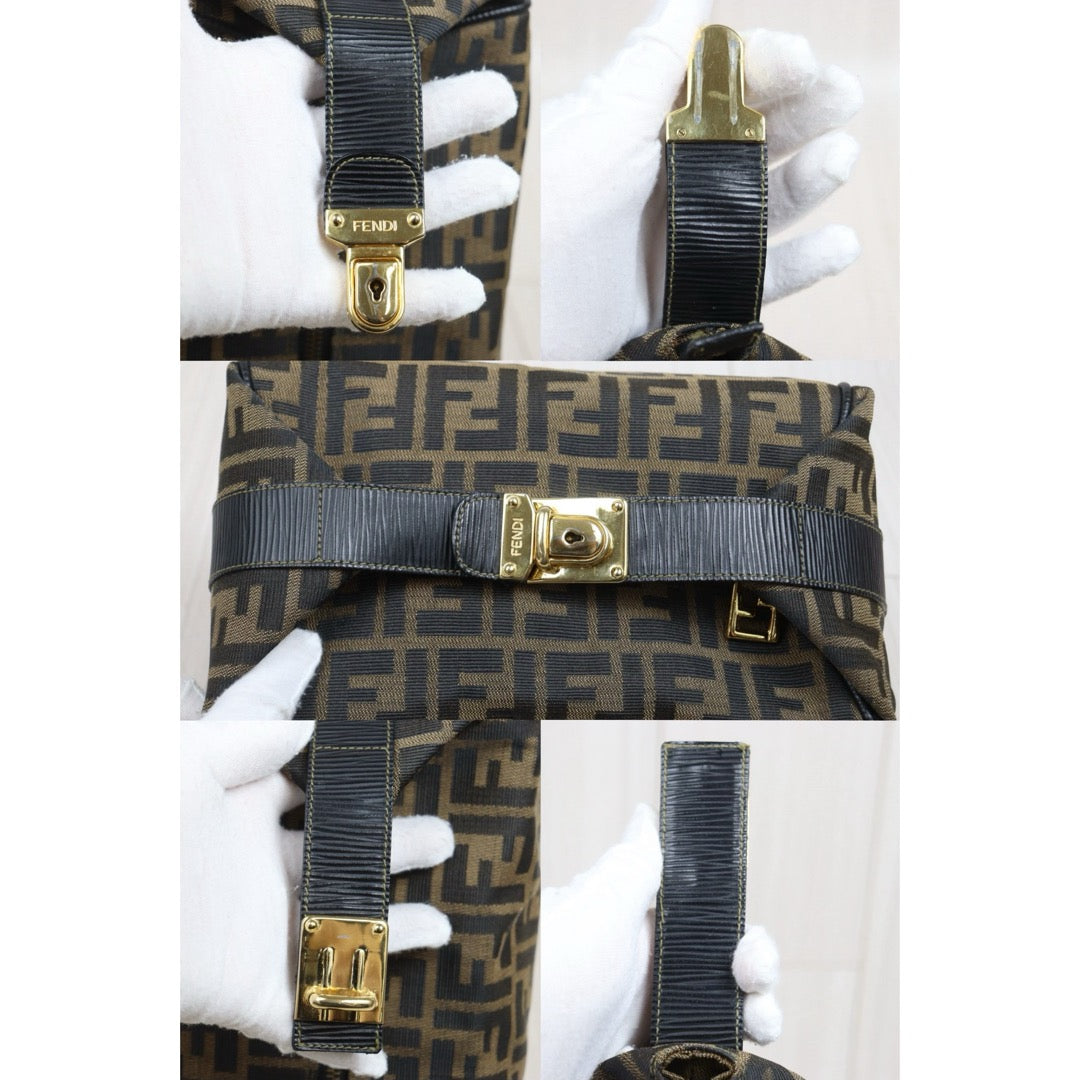 Include Entrupy Certificate of Authenticity｜Very Good ( Rank A)｜ FENDI GM Zucca Handbag ｜26061603
