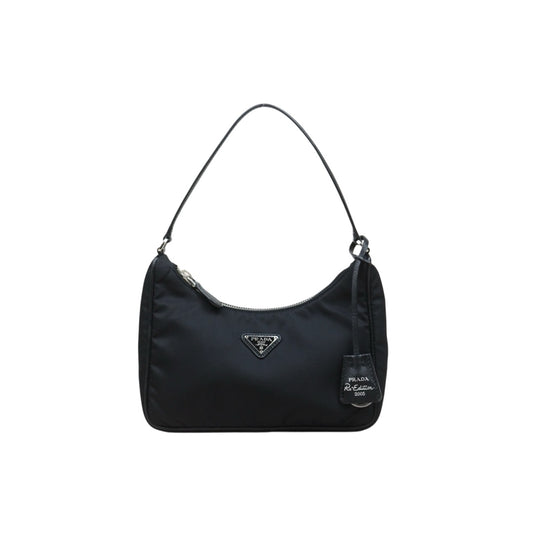 Very Good ( Rank A) ｜ PRADA Re-Edition 2005 HOBO HandBag Black｜S25101608