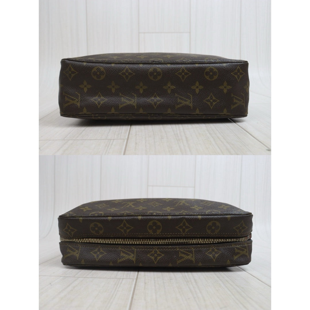 Include Entrupy Certificate of Authenticity｜Good ( Rank AB)｜ Louis Vuitton Truth Toilet 28 Monogram Makeup Pouch｜26073007