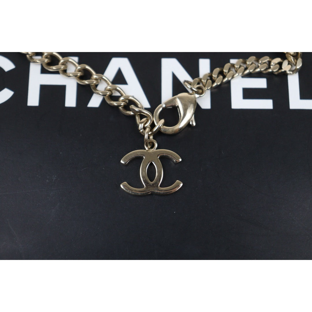 Very Good ( Rank A) ｜CHANEL COCO Mark Rhinestone Chocker Necklace｜V25060515