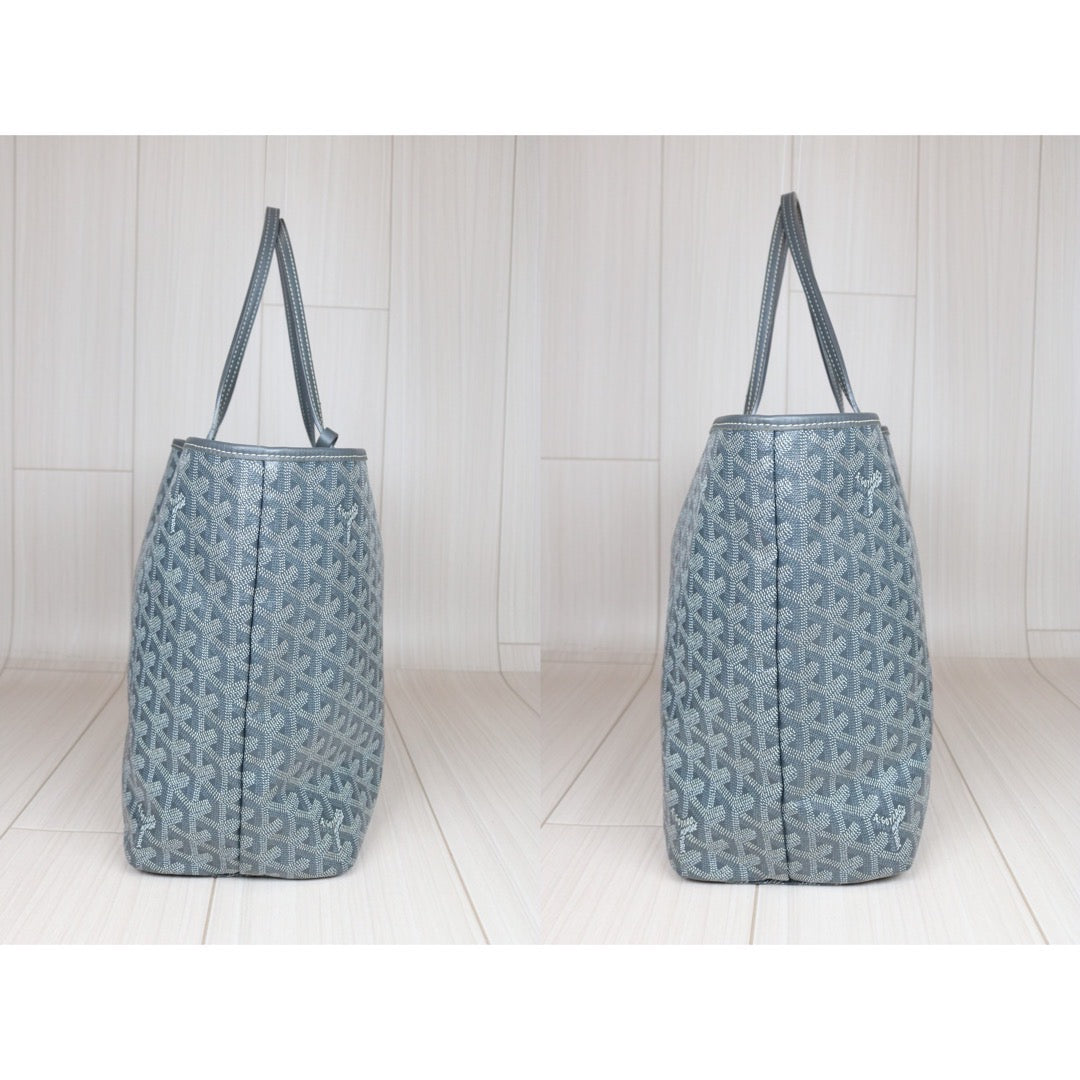 Rank A ｜ Goyard Saint-Louis PM Tote Bag Grey｜S24070901