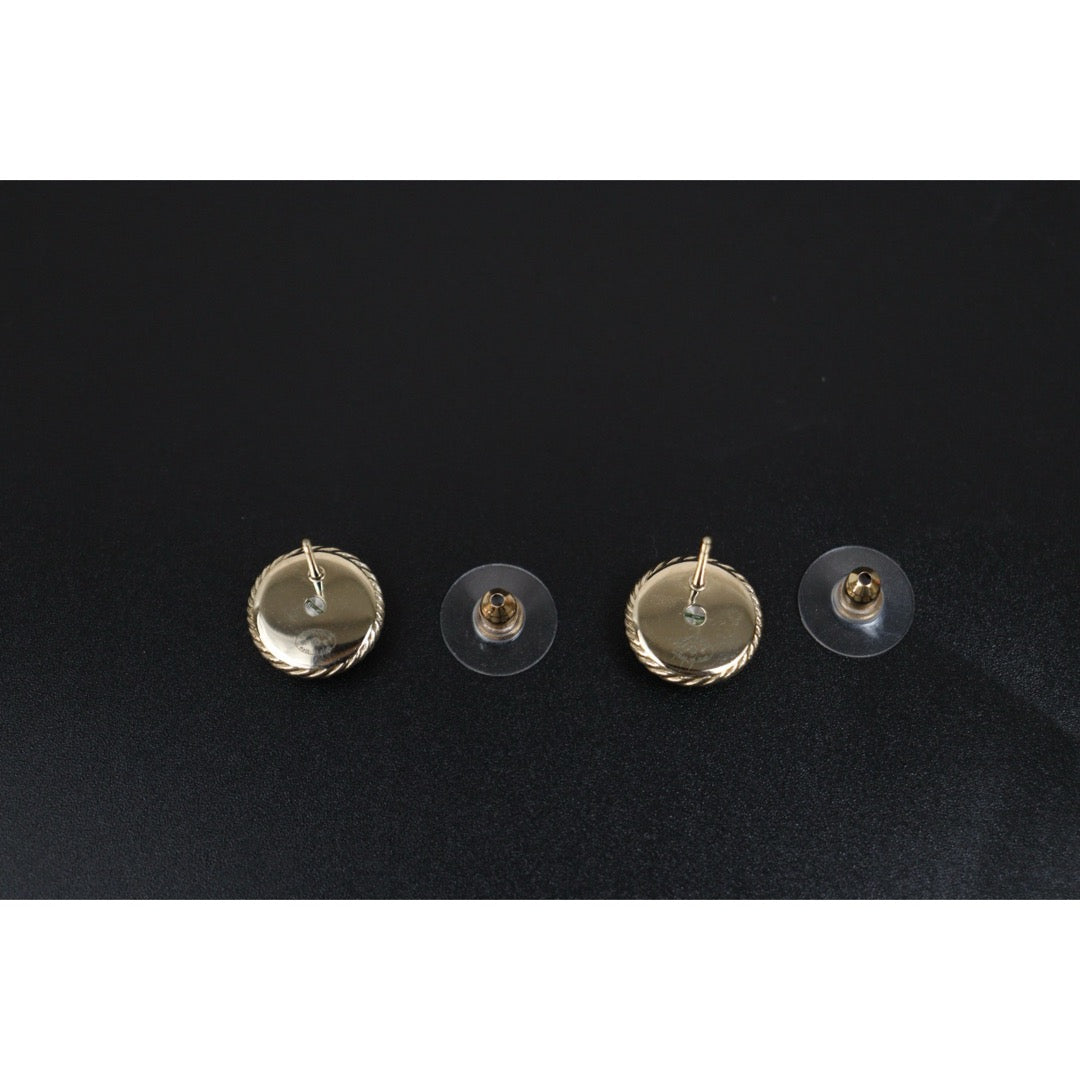 Excellent（Rank SA）｜ CHANEL B21C Coco Mark Rhinestone  Earrings Made In 2021Year｜S26031013