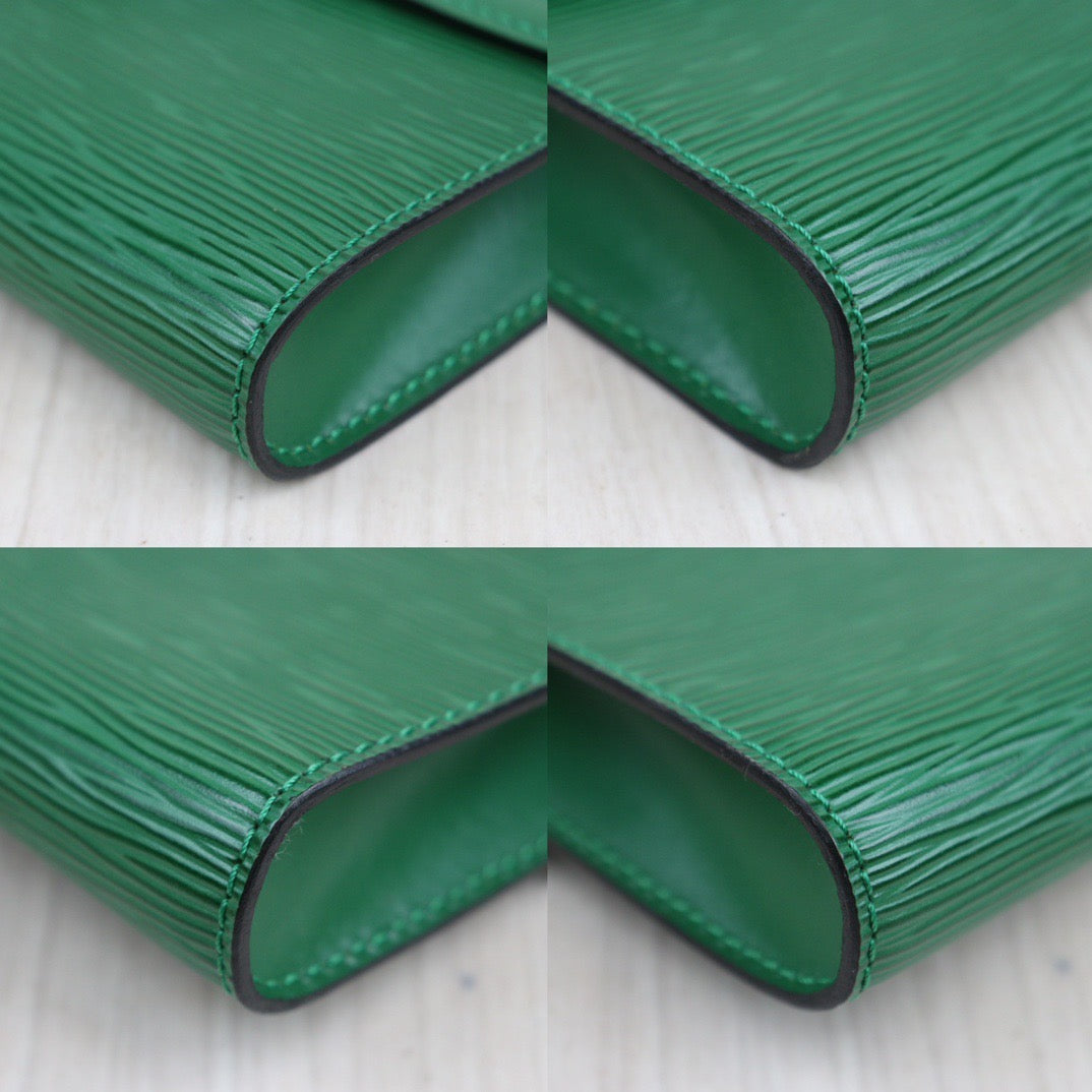 Rank A｜ LV Epi  Shoulder Bag Clutch Bag Green｜23121608