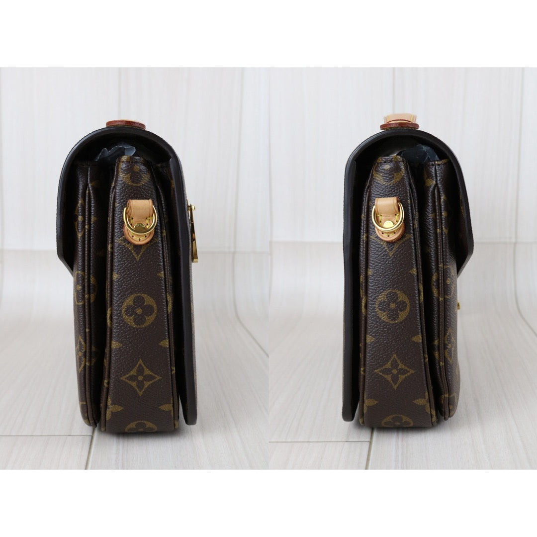 Include Entrupy Certificate of Authenticity｜Very Good ( Rank A) ｜LV Monogram Pichette Metis ShoulderBag  IC Chips Model｜X26100702