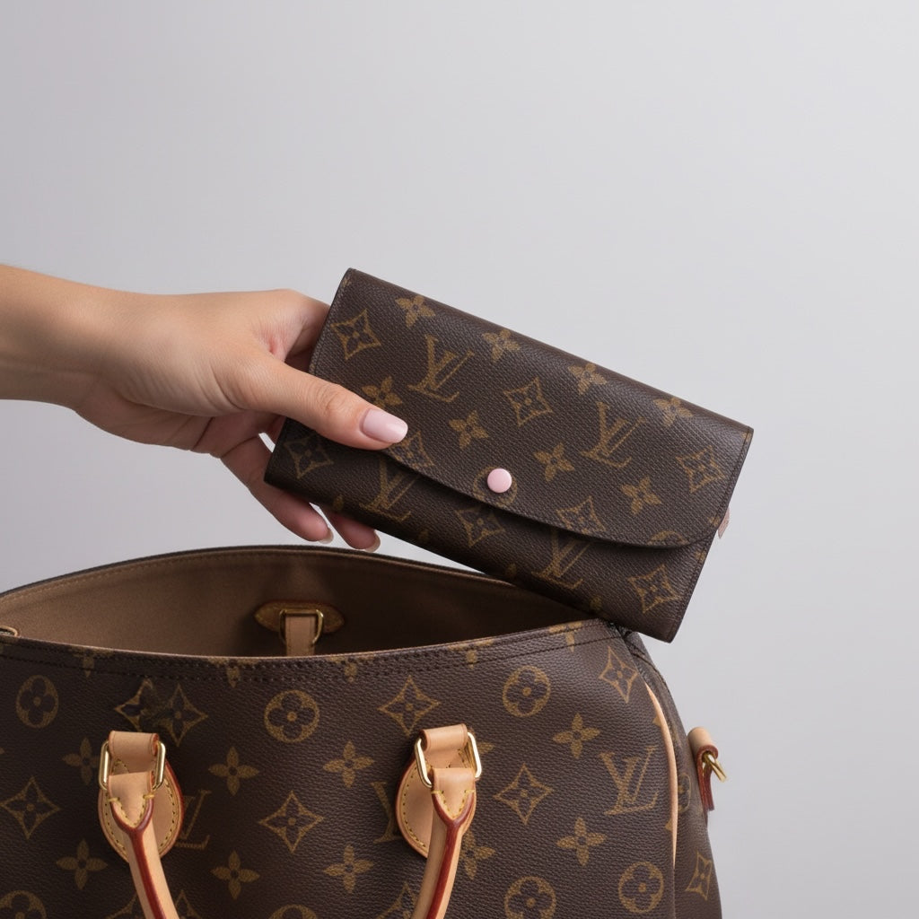 Include Entrupy Certificate of Authenticity｜Very Good ( Rank A)｜ Louis Vuitton Monogram Emilie Long Wallet ｜S26062205