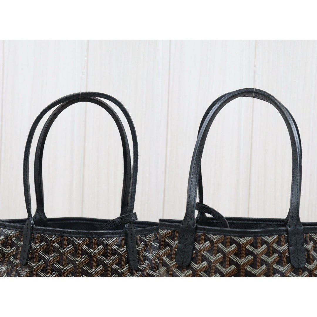Very Good ( Rank A) ｜ Goyard Anjou Mini Tote Bag Black｜S25081012