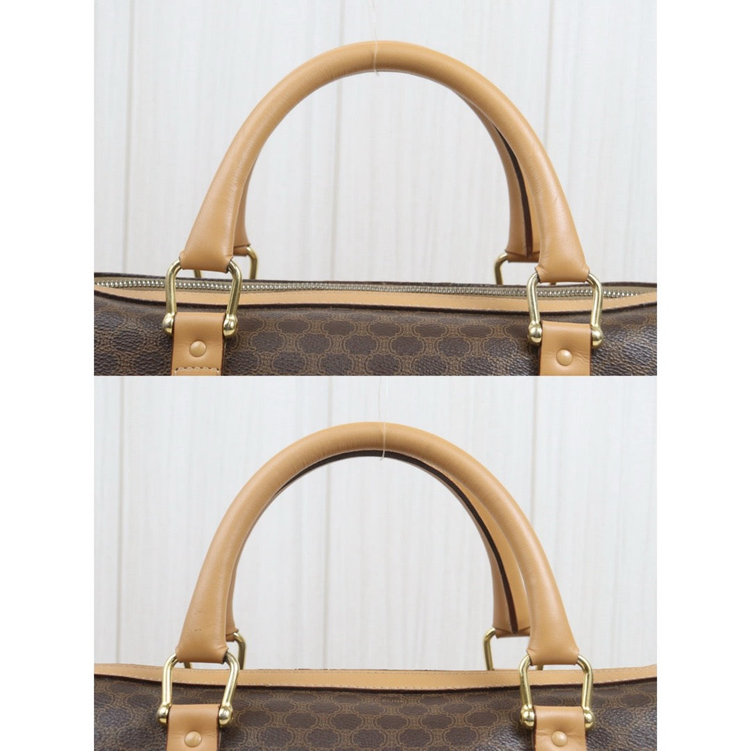 Include Entrupy Certificate of Authenticity｜Very Good ( Rank A)｜ CELINE Macadam Boston 30 Handbag Bag  ｜26092402