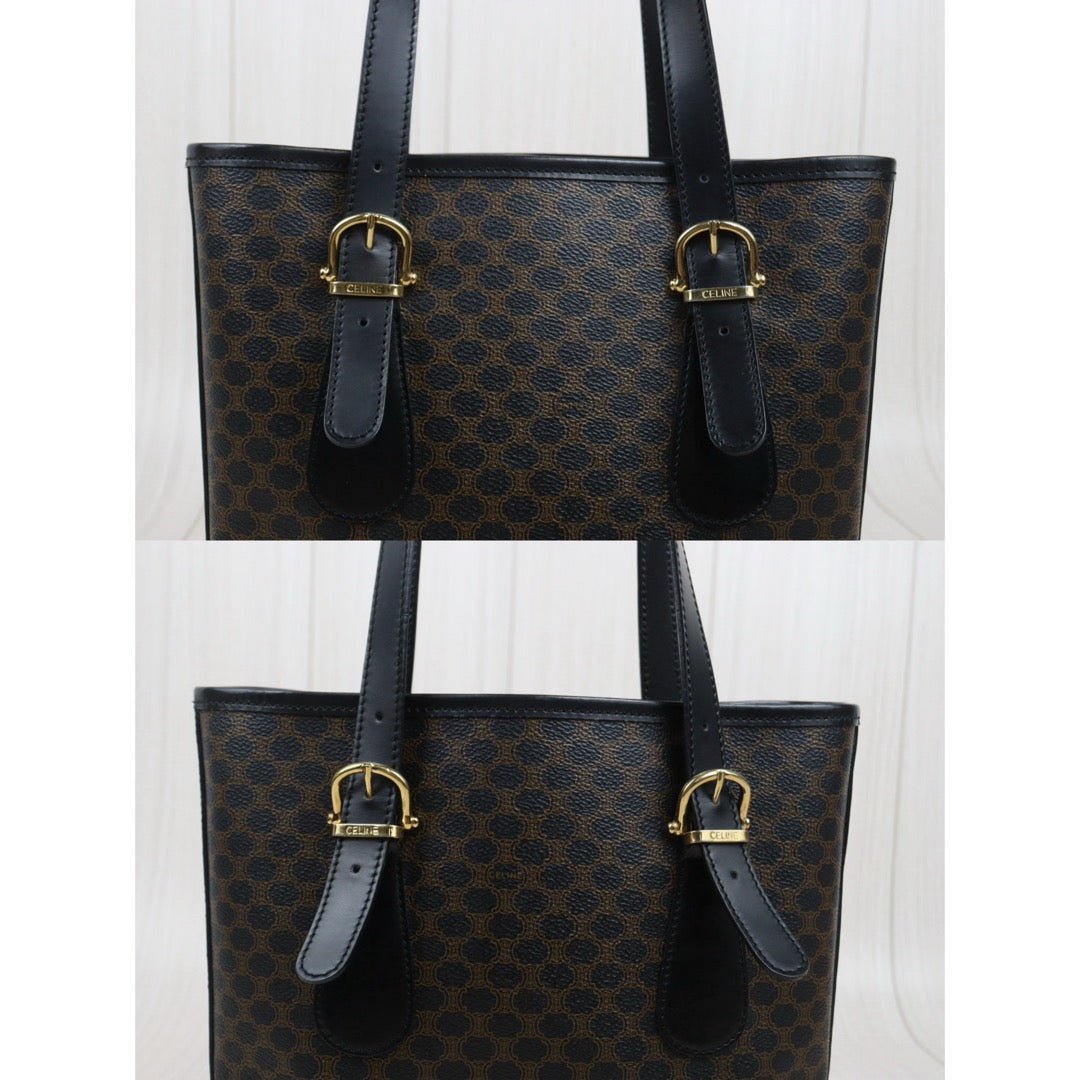 Very Good ( Rank A)｜ CELINE Black Macadam ToteBag ｜25092610