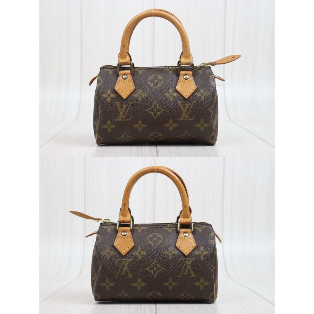 Include Entrupy Certificate of Authenticity｜Good ( Rank AB)｜ Louis Vuitton Monogram Mini Speedy Hand Bag  With Shoulder Strap｜26042808