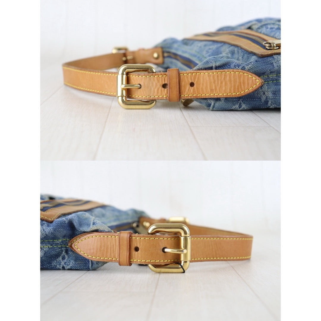 Include Entrupy Certificate of Authenticity｜Good ( Rank AB)｜Louis Vuitton Monogram Denim Baggy PM  ShoulderBag｜Z26092907
