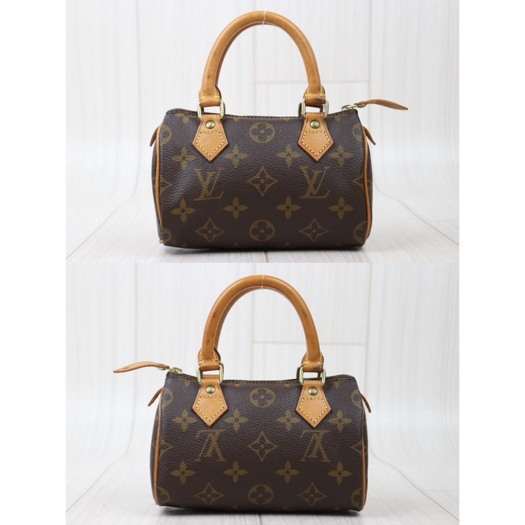 Rank AB ｜ LV Monogram Mini Speedy Handbag With Shoulder Strap｜24050920