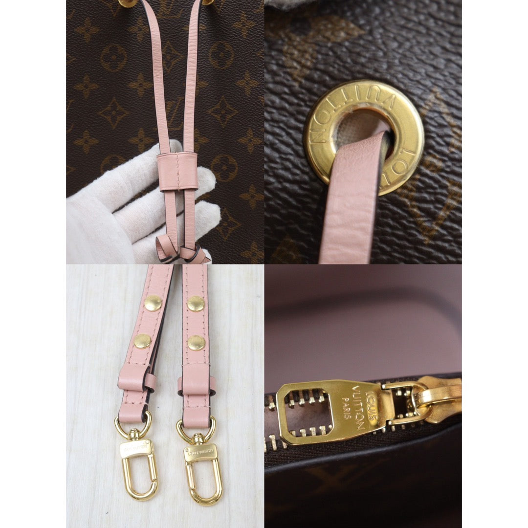 Rank A｜ LV Monogram Neonoe Canvas  Pink Shoulder Bag ｜S24061717
