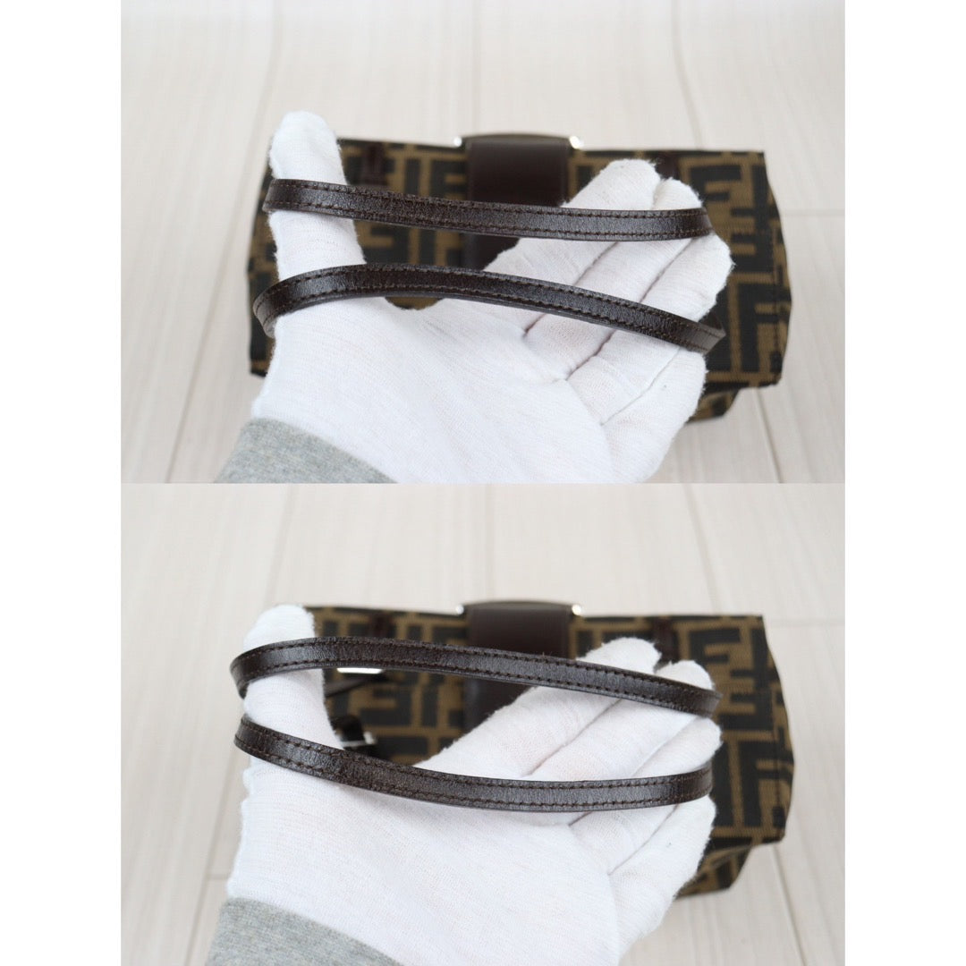 Rank A ｜ FENDI Zucca Mamma Shoulder Bag ｜Q24030503