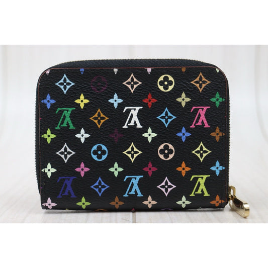 Very Good ( Rank A)｜ LV Monogram Multicolor Wallet Black ｜24122624