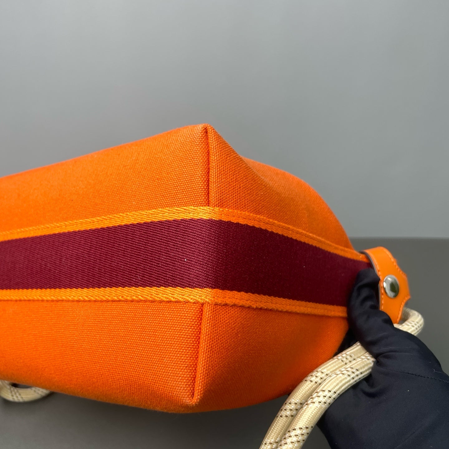 Very Good ( Rank A) ｜ HERMES Bride-A-Brac Canvas  Handbag