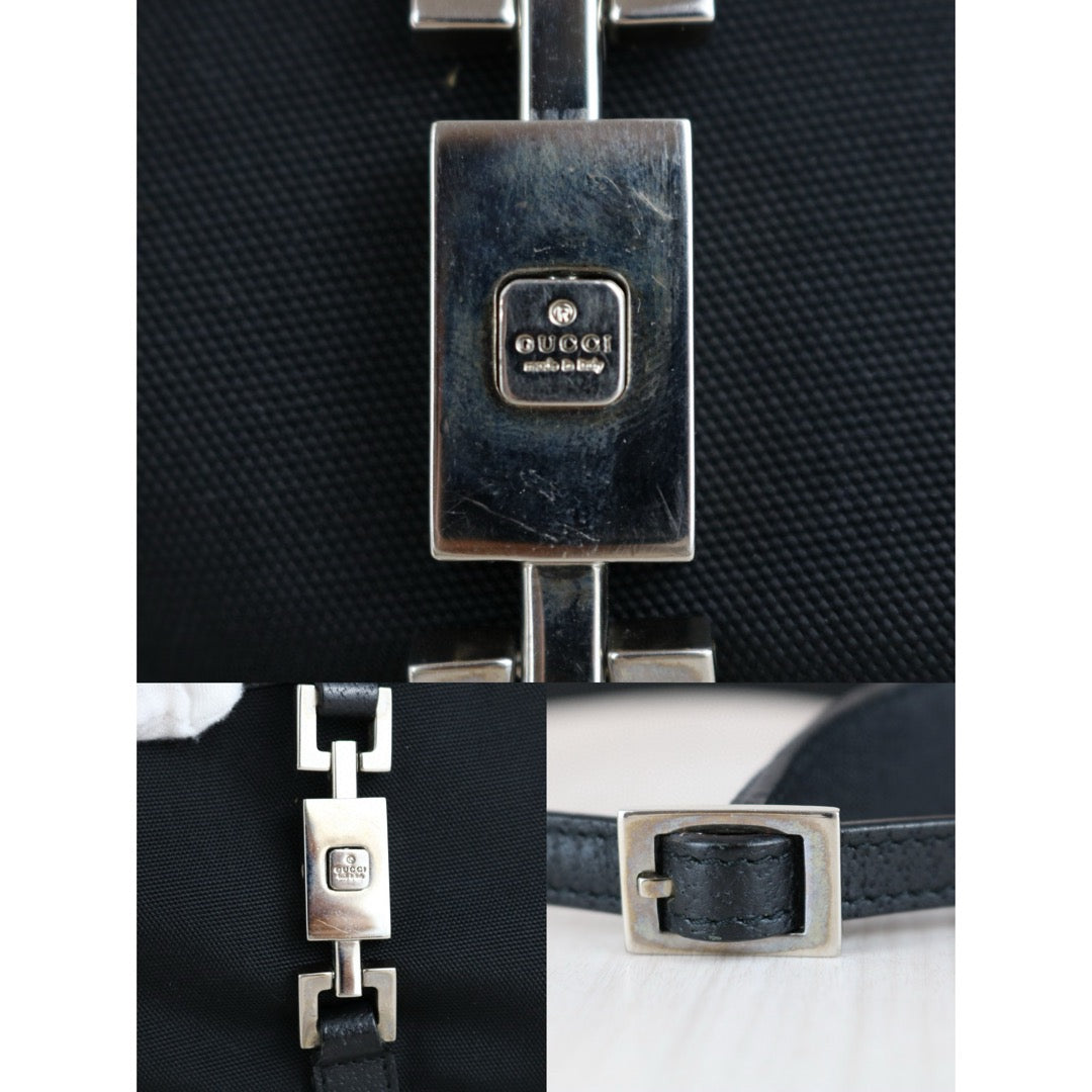 Good ( Rank AB)｜ GUCCI Campus Leather Jackie Black ｜S24111805