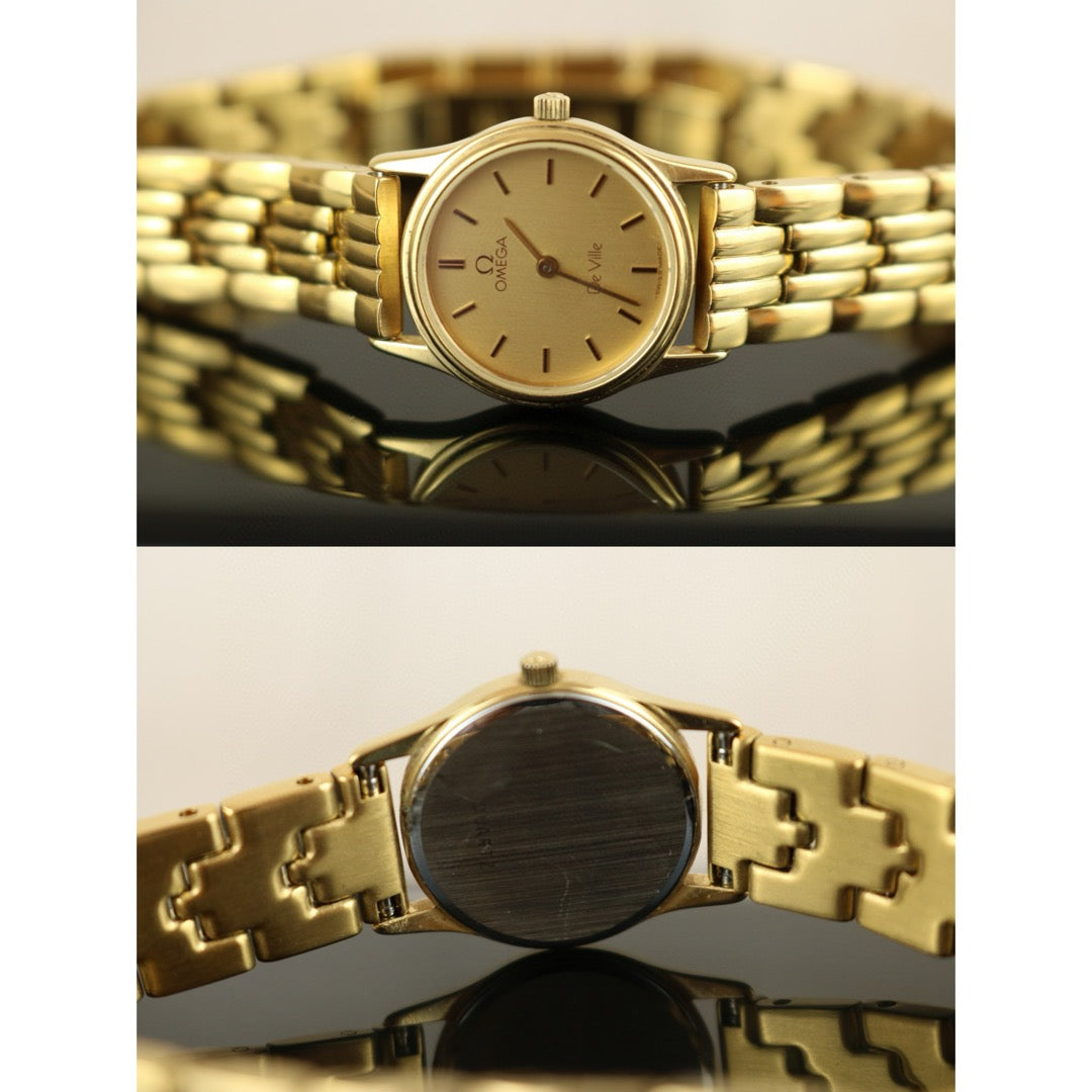 Good ( Rank AB)｜ OMEGA De Ville  18k Gold Plated Quartz Watch ｜X24121807