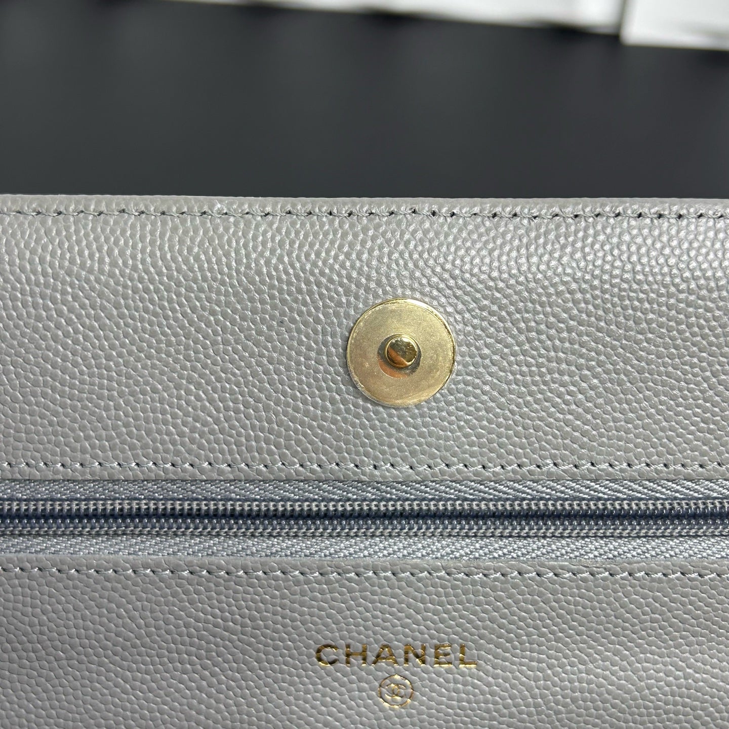 Very Good ( Rank A) ｜ CHANEL Matrasse Chain Caviar Skin WOC19 Shoulder Bag
