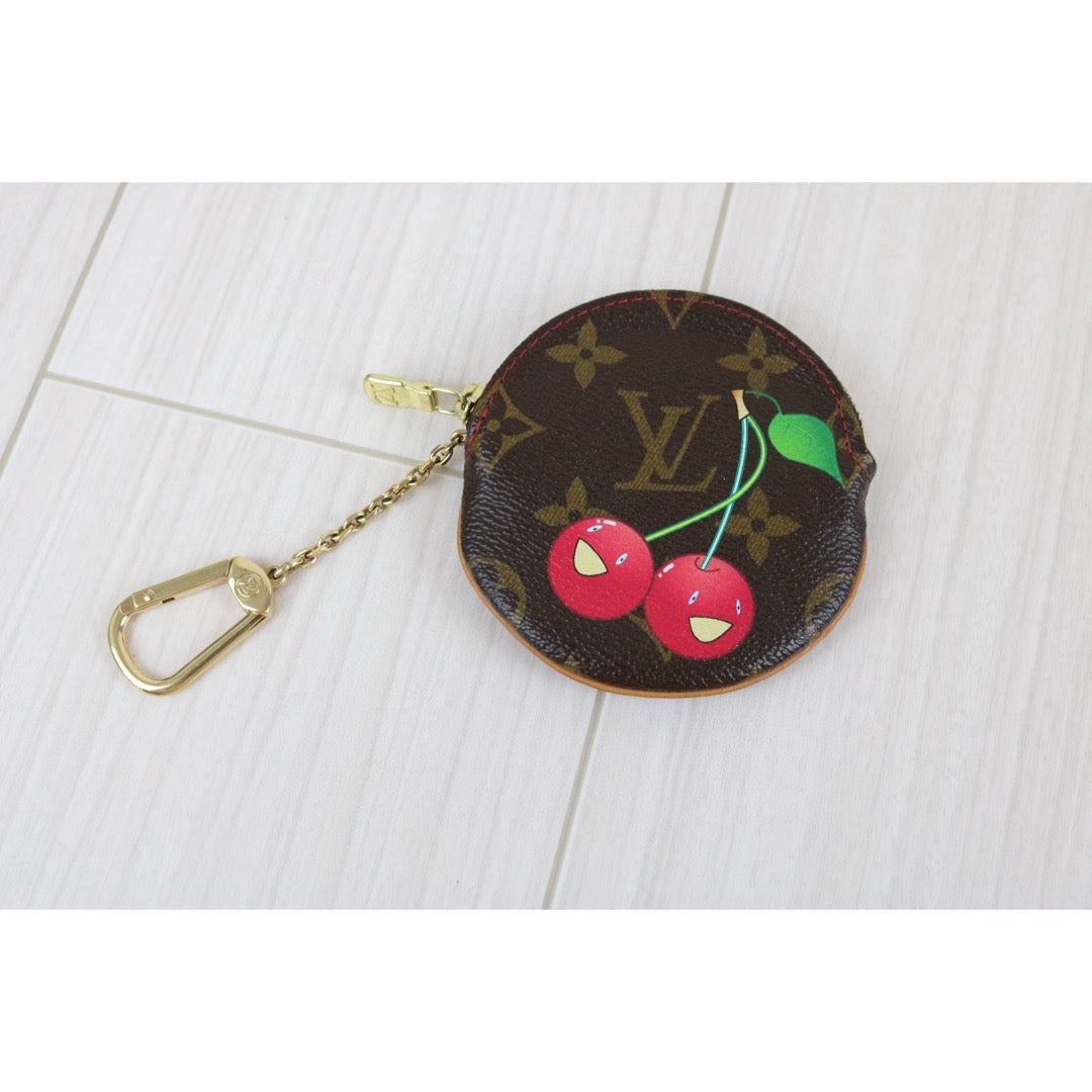 Very Good ( Rank A) ｜ LV Takashi Murakam Cherry Monogram Round Coin Purse ｜S25040708