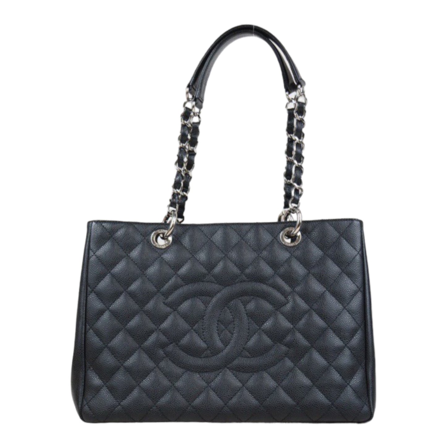 Rank A ｜ CHANEL Matrasse GST Chain Tote Bag Caviar Skin Black  Made In 2010-2011 Year｜24012202