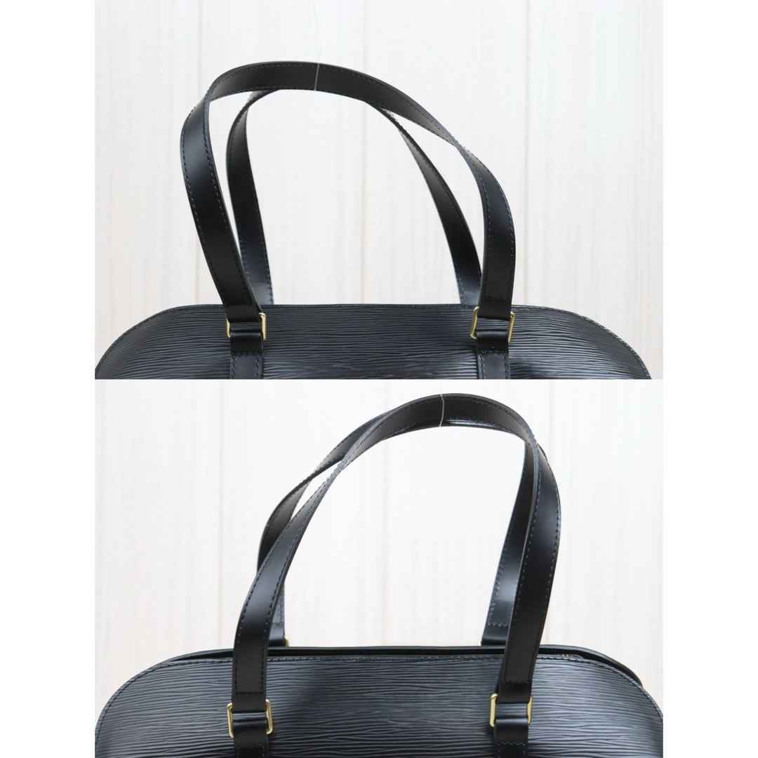 Include Entrupy Certificate of Authenticity｜Very Good ( Rank A)｜ Louis Vuitton Epi Soufflot Handbag Black｜26042814