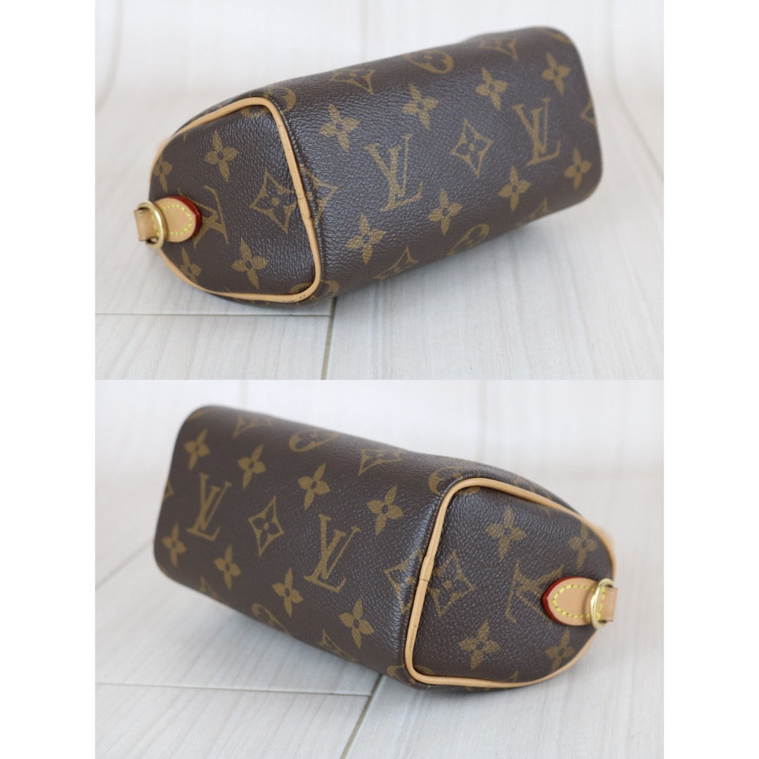 Very Good ( Rank A)｜LV Monogram Nano Speedy Handbag Shoulder Bag Current Model｜X25120601