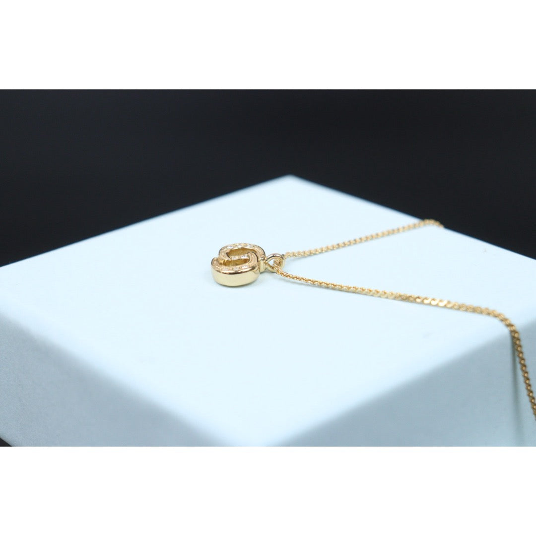 Very Good ( Rank A) ｜ Dior CD Rhinestone Necklace ｜25061222