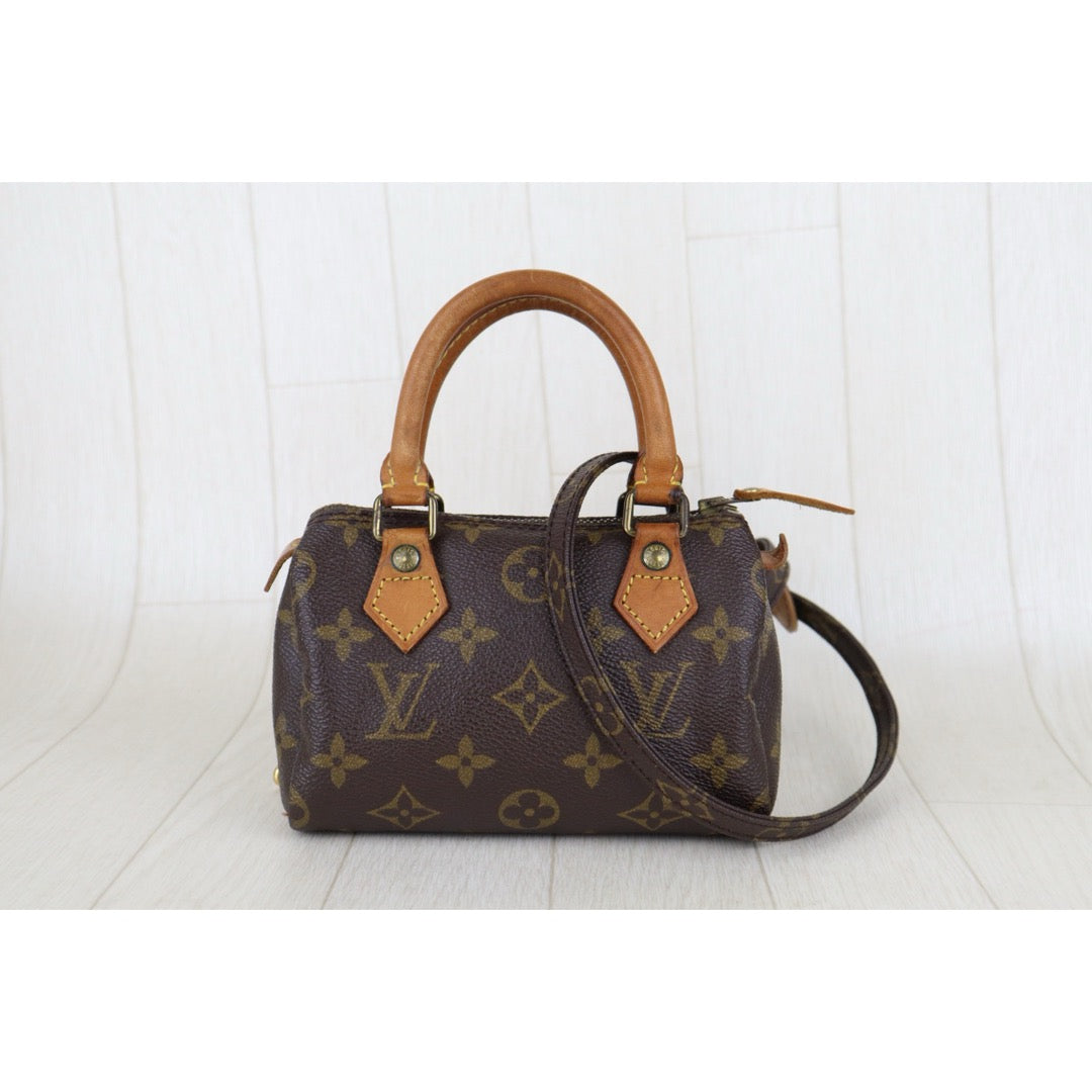 Fair ( Rank B) ｜ LV Monogram Mini Speedy Handbag With Shoulderstrap｜H25090808