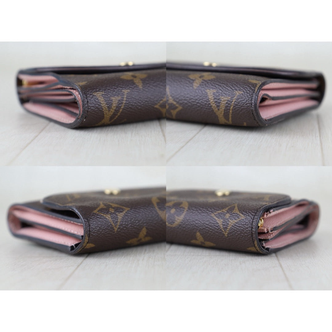 Include Entrupy Certificate of Authenticity｜Good ( Rank AB)｜ Louis Vuitton Monogram Ariane Wallet Rose Ballerine｜S26090409