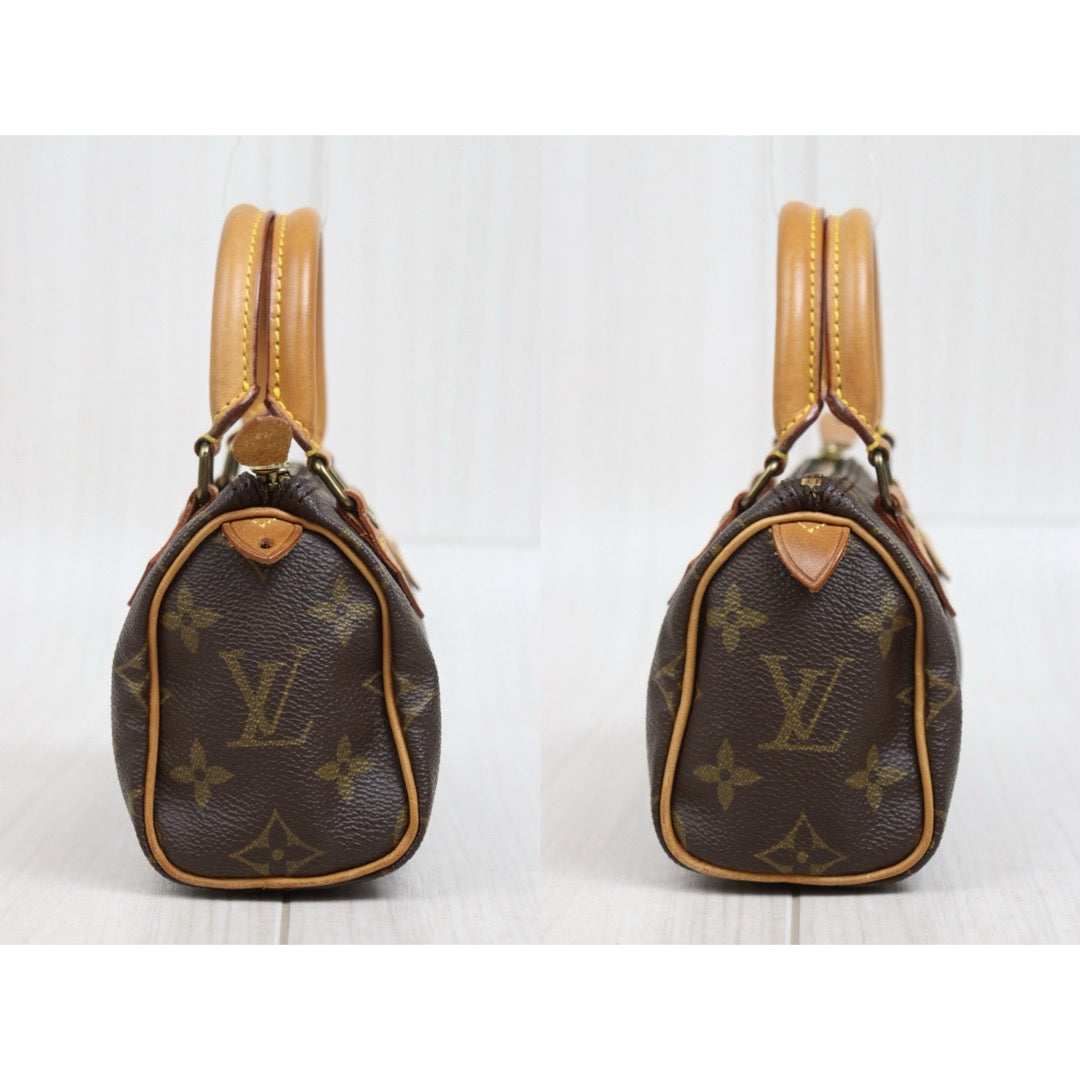 Include Entrupy Certificate of Authenticity｜Good ( Rank AB)｜ Louis Vuitton Monogram Mini Speedy Hand Bag  With Shoulder Strap｜26042808