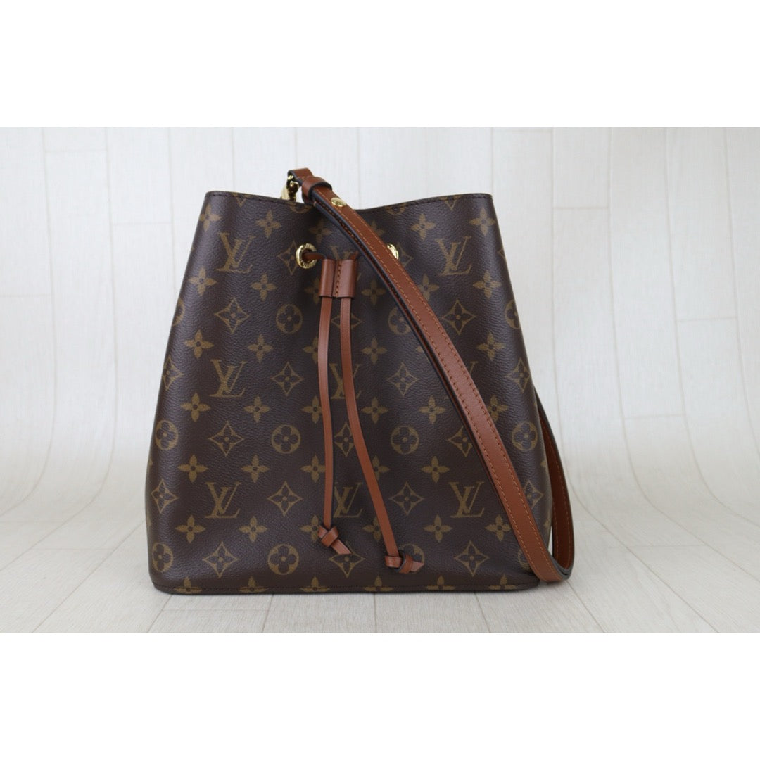 Include Entrupy Certificate of Authenticity｜Very Good ( Rank A)｜Louis Vuitton Monogram Neo Noe Shoulder Bag Brown｜S26072518