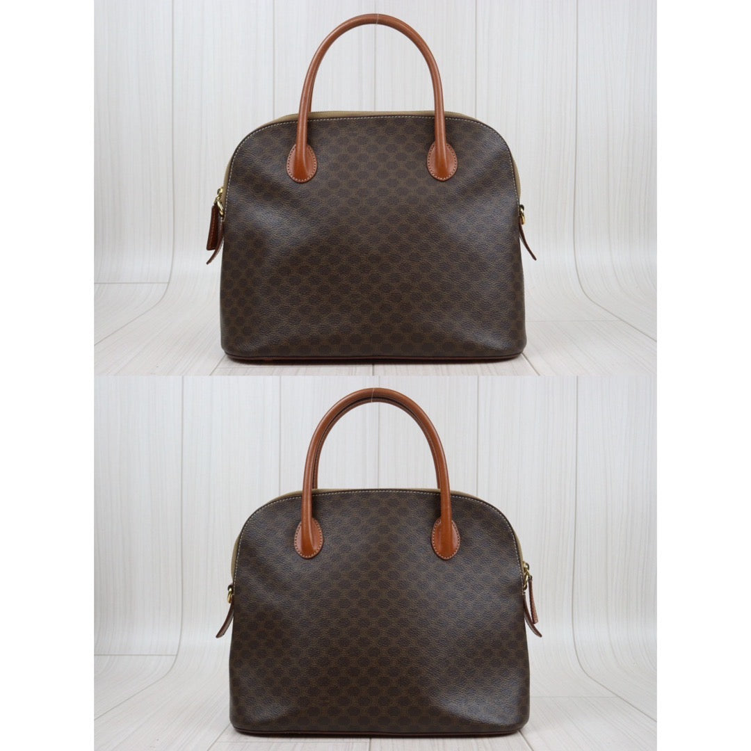 Rank AB ｜ CELINE Macadam Hand Bag With Shoulderstap ｜24031224