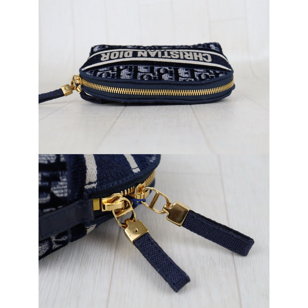 Include Entrupy Certificate of Authenticity｜Excellent（Rank SA）｜Dior Travel Oblique Cosmetic Pouch ｜S26010404