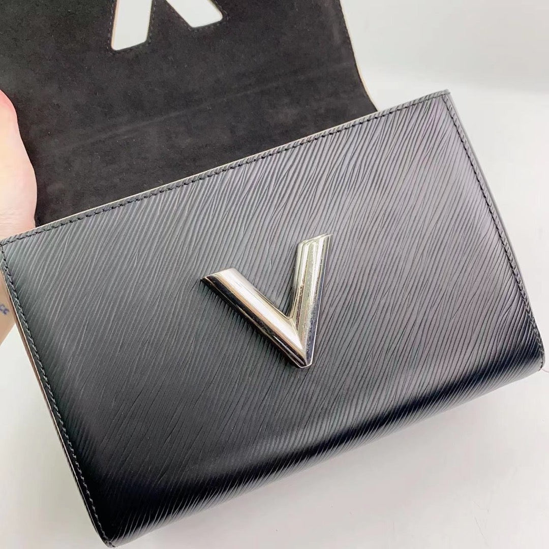 Rank A ｜ LV Epi Twist MM Shoulderbag Black｜2307136