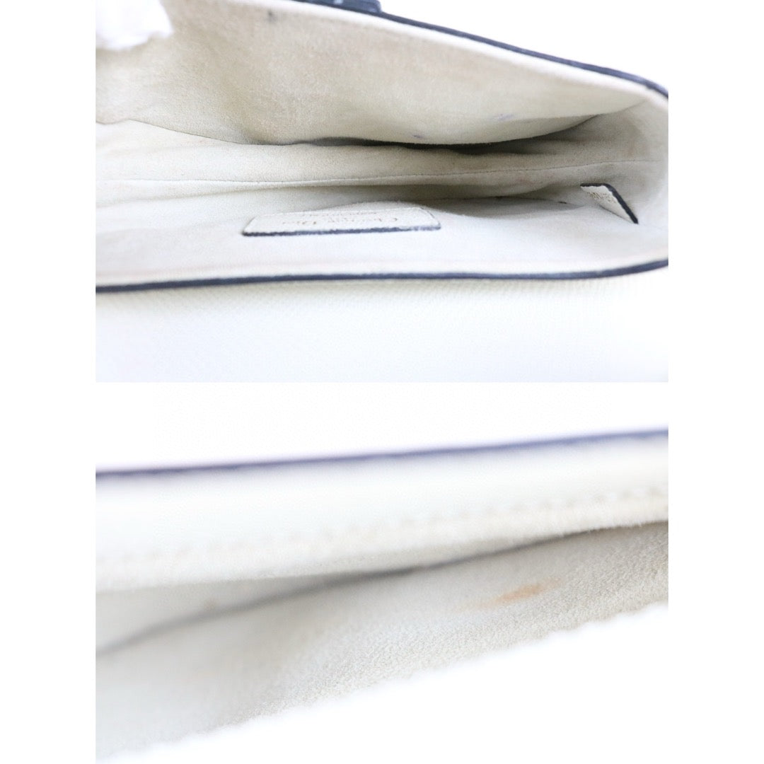 Good ( Rank AB)｜  Dior Calfskin Medium Saddle Bag White   ｜B25041501