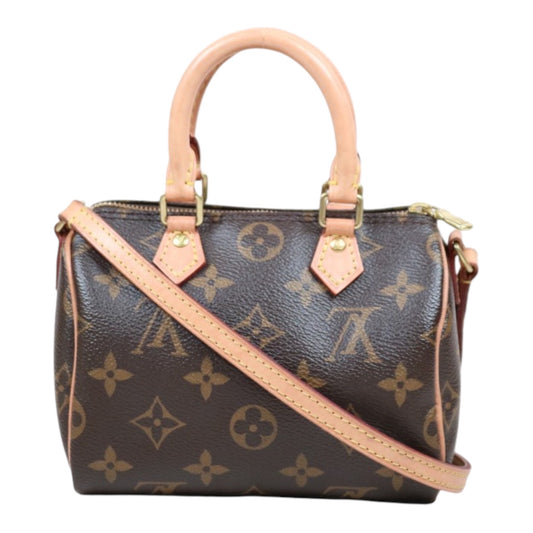 Rank A ｜LV Monogram Nano Speedy  Shoulder Bag｜S24042202