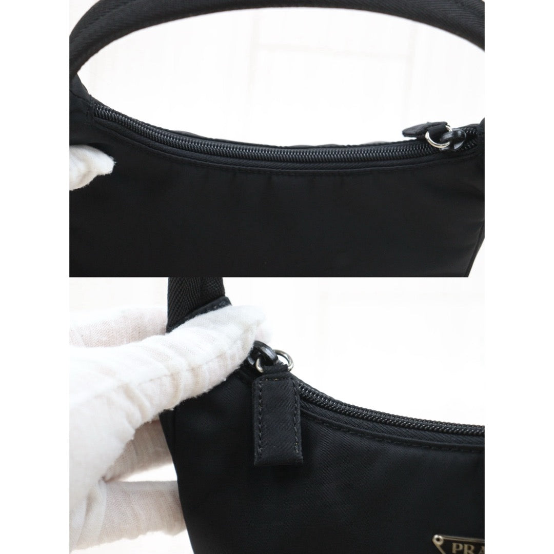 Very Good ( Rank A) ｜ PRADA HOBO HandBag Black｜25090403