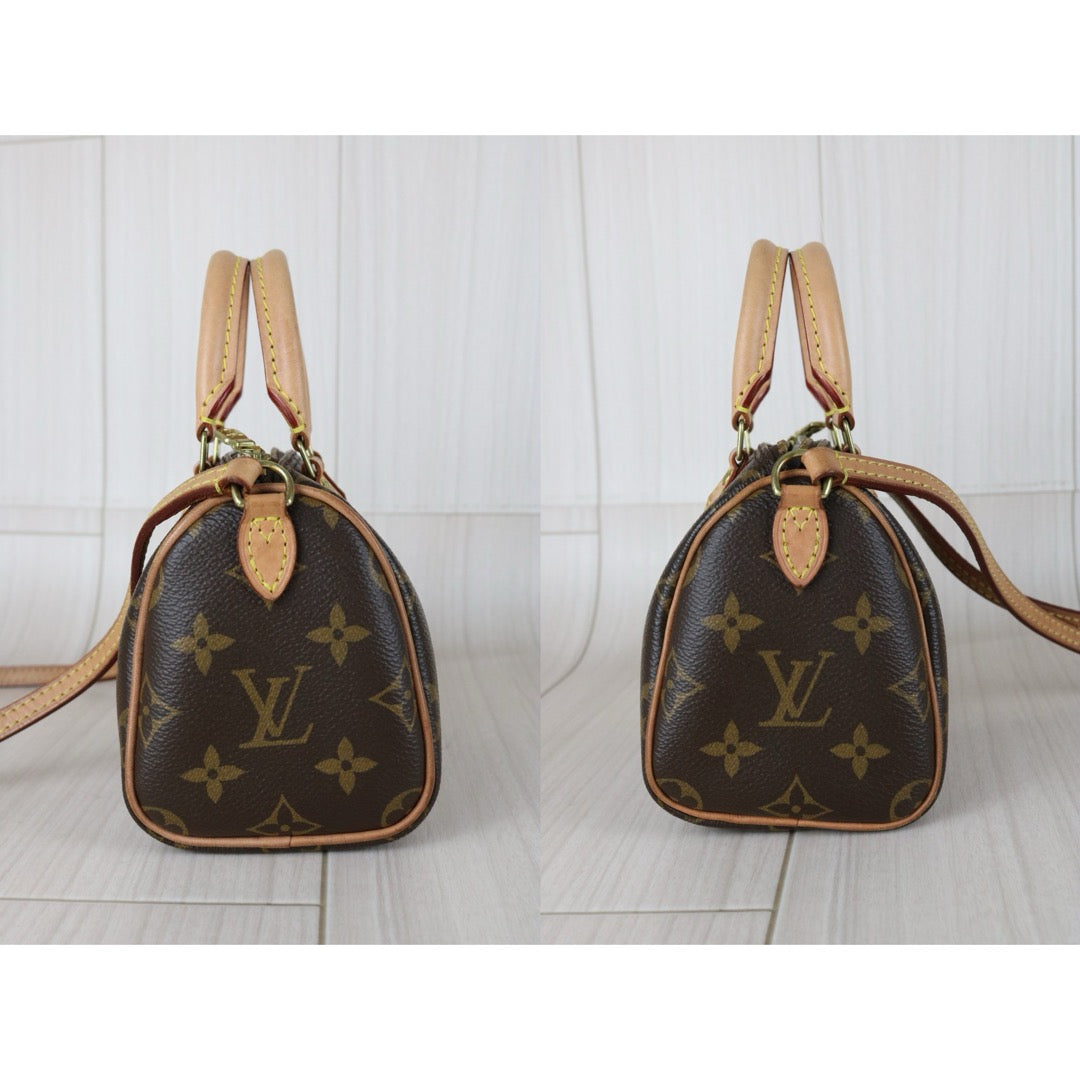 Good ( Rank AB)｜LV Monogram Nano Speedy  Shoulder Bag｜X25101803
