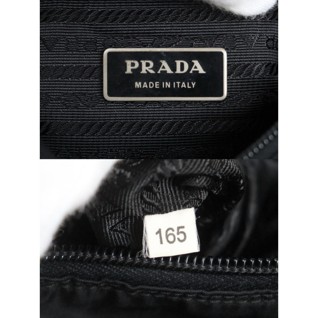 Include Entrupy Certificate of Authenticity｜Good ( Rank AB) ｜Prada  Nylon Black Shoulder Bag｜26100803