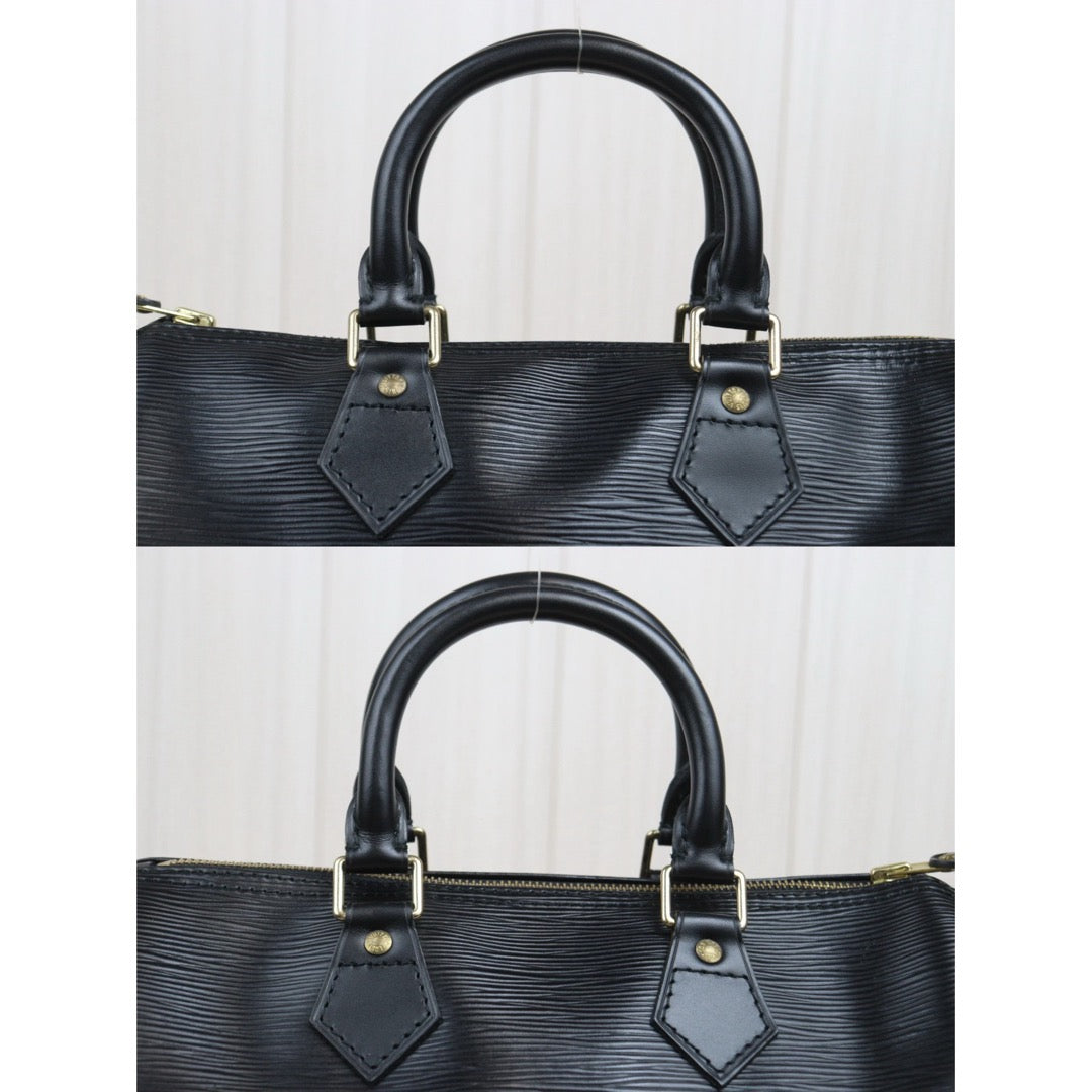 Good ( Rank AB)｜ LV Epi Speedy 25 Hand Bag Black｜25091601